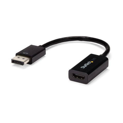 StarTech.com Conversor de Vídeo DisplayPort a HDMI con Audio – Adaptador Activo DP 1.2 para Ordenadores de Sobremesa/Laptops – 4K @ 30Hz