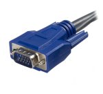 StarTech.com Cable KVM USB VGA 2 en 1 Ultra Delgado - 1,8m