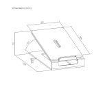 AISENS Soporte Universal De Sobremesa Para Altavoces, Negro