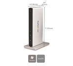 StarTech.com Station d'Accueil USB 3.0 pour Deux Écrans avec Adaptateurs DVI vers VGA et HDMI, 5x USB 3.0 et Audio - Station d'Accueil DVI Verticale pour Mac et Windows