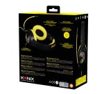 Konix PacMan Auriculares Alámbrico Diadema Juego USB tipo A Negro, Amarillo