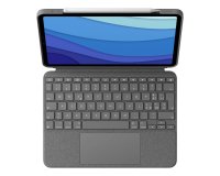 Logitech Combo Touch QWERTY Italien Smart Connector Gris