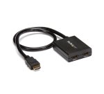 StarTech.com Multiplicador de Vídeo HDMI de 2 Puertos - Splitter HDMI 4k 30Hz de 2x1 Alimentado por USB
