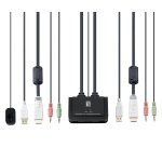 LevelOne 2-Port USB HDMI Cable KVM Switch