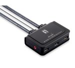 LevelOne 2-Port USB HDMI Cable KVM Switch