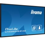iiyama LH3260HS-B1AG Écran d'affichage dynamique Carte A numérique 80 cm (31.5") LED Wifi 500 cd/m² Full HD Noir Intégré dans le processeur Android 11 24/7