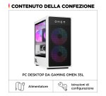 HP OMEN 35L Gaming GT16-0038nl Intel Core Ultra 7 265K 32 GB DDR5-SDRAM 1 TB SSD NVIDIA GeForce RTX 5080 Windows 11 Home Tower PC AI PC Nero