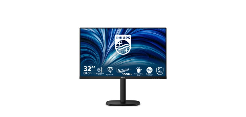 Philips 3000 series 32B2N3500/00 computer monitor 80 cm (31.5") 2560 x 1440 Pixels Quad HD LCD Zwart