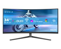 Philips Evnia 34M2C6500/00 computer monitor 86.4 cm (34") 3440 x 1440 pixels Wide Quad HD QD-OLED Grey