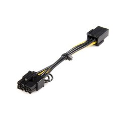 StarTech.com Câble adaptateur d'alimentation PCI Express à 6 broches vers 8 broches de 15 cm - F/M