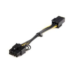 StarTech.com Câble adaptateur d'alimentation PCI Express à 6 broches vers 8 broches de 15 cm - F/M