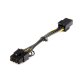 StarTech.com Câble adaptateur d'alimentation PCI Express à 6 broches vers 8 broches de 15 cm - F/M