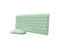 Trust Lyra tastiera Mouse incluso Universale RF senza fili + Bluetooth QWERTY Italiano Verde