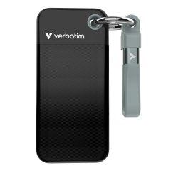 Verbatim Pocket SSD 1 TB USB Tipo C 3.2 Gen 2 (3.1 Gen 2) Negro, Gris