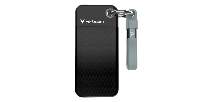 Verbatim Pocket SSD 1 TB USB Type-C 3.2 Gen 2 (3.1 Gen 2) Zwart, Grijs