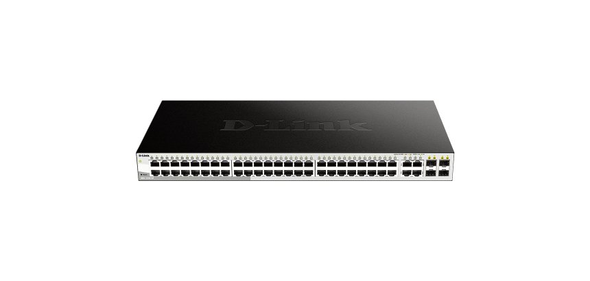 D-Link DGS-1210-52 Gestionado L2 Gigabit Ethernet (10/100/1000) 1U Negro