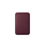 Apple Porte-cartes en tissage fin pour iPhone avec MagSafe - Bordeaux