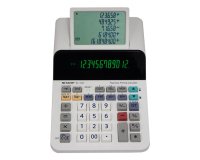 Sharp EL-1501 calcolatrice Desktop Calcolatrice con stampa Multicolore, Bianco