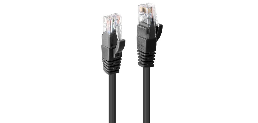 Lindy 1m Cat.6 U/UTP Network Cable, Black
