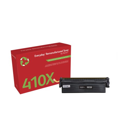 Tóner Everyday™ Negro remanufacturado de Xerox es compatible con HP 410X (CF410X), Capacidad alta