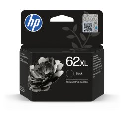 HP 62XL Original schwarze Tintenpatrone mit hoher Reichweite