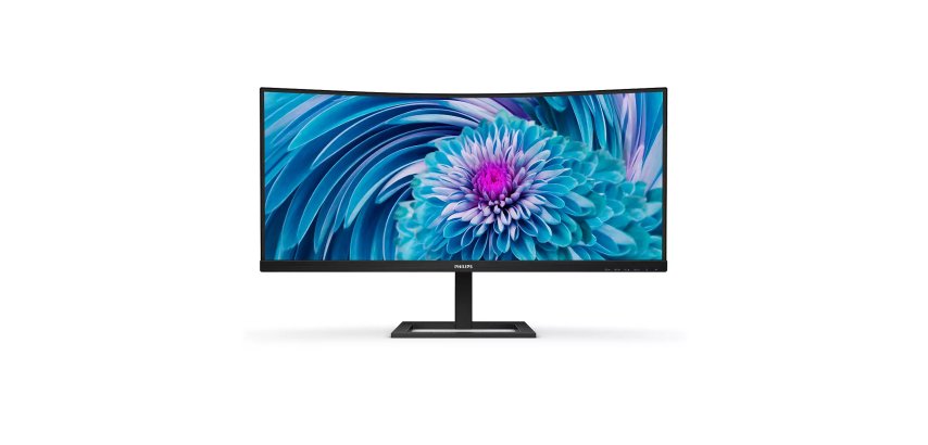 Philips E Line 346E2CUAE/00 computer monitor 86.4 cm (34") 3440 x 1440 pixels Wide Quad HD+ LCD Black