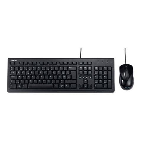 ASUS U2000 clavier Souris incluse Universel USB Français Noir