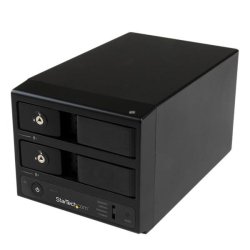 StarTech.com Boîtier USB 3.0 / eSATA sans tiroir pour 2 disques durs SATA III 3,5" avec UASP, SATA 6Gb/s et échange à chaud