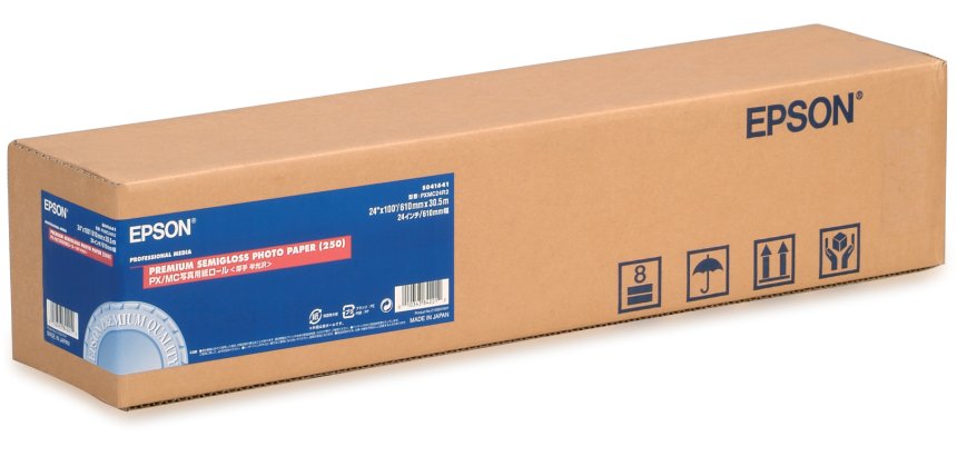 Epson Pap Photo Premium Semi-Glacé (250) 255g 24" (0,610x30,5m)