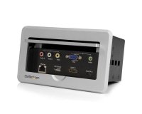 StarTech.com Boîtier de connexion pour table de réunion - HDMI / VGA / Mini DP vers sortie HDMI avec port USB à charge rapide