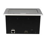 StarTech.com Boîtier de connexion pour table de réunion - HDMI / VGA / Mini DP vers sortie HDMI avec port USB à charge rapide
