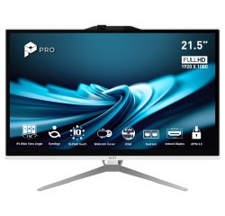 MSI Pro AP222T 14M-623EU Intel® Pentium® Gold G7400 54,6 cm (21.5") 1920 x 1080 Pixeles Pantalla táctil PC todo en uno 8 GB DDR4-SDRAM 128 GB SSD Windows 11 Pro Wi-Fi 5 (802.11ac) Blanco