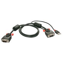 lindy 33770 cable vga 1 m vga d-sub azul