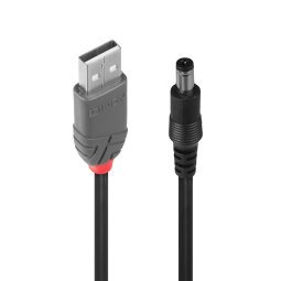 Lindy 70268 câble USB USB 2.0 1,5 m USB A CC Noir