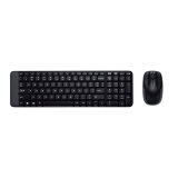 Logitech Wireless Combo MK220 clavier Souris incluse Bureau USB Français Noir