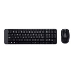 Logitech Wireless Combo MK220 teclado Ratón incluido Oficina USB Francés Negro