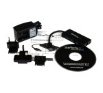 StarTech.com Hub USB 3.0 de Aluminio con Cable - 5Gbps - Concentrador de 3 Puertos USB con Adaptador de Red Ethernet Gigabit