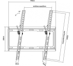 Equip 650311 Soporte de pared para TV inclinable de 32"-55