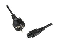 StarTech.com Cable de 1m de Alimentación para Portátiles, Enchufe UE a C5, 2,5A 250V, 18AWG, Cable de Repuesto para Cargador, Cable Hoja de Trébol Mickey Mouse, Cable para Europa, UL