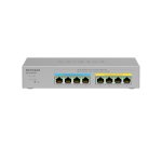 NETGEAR MS108TUP Non-géré L2 2.5G Ethernet (100/1000/2500) Connexion Ethernet, supportant l'alimentation via ce port (PoE) Gris