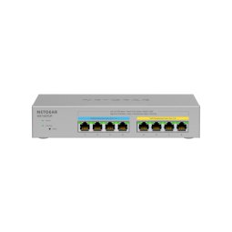 NETGEAR MS108TUP Non-géré L2 2.5G Ethernet (100/1000/2500) Connexion Ethernet, supportant l'alimentation via ce port (PoE) Gris