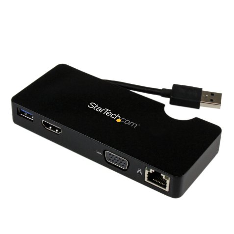 StarTech.com Reis docking station voor laptops - HDMI of VGA - USB 3.0