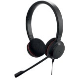 Jabra Evolve 20 MS Stereo Casque Avec fil Arceau Bureau/Centre d'appels USB Type-A Noir