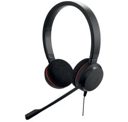 Jabra Evolve 20 MS Stereo Casque Avec fil Arceau Bureau/Centre d'appels USB Type-A Noir