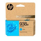 HP 938e Cartouche d’encre authentique Cyan EvoMore