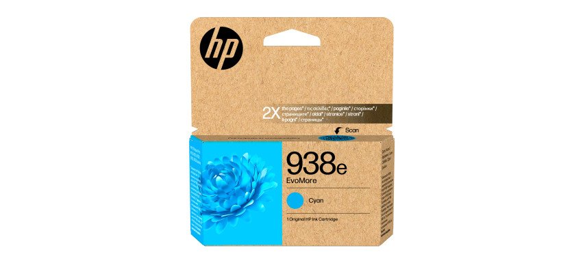 HP 938e Original Druckerpatrone Cyan EvoMore