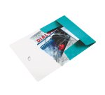 Chemise à élastique WOW, A4, PP,  métallisé