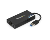 StarTech.com Adaptador Gráfico Externo USB 3.0 a HDMI - UltraHD 4K 30Hz - Certificado DisplayLink - Conversor USB-A a HDMI para Monitor - Tarjeta Gráfica Externa de Vídeo - Mac y Windows