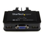StarTech.com Switch KVM USB VGA à 2 ports - Commutateur KVM alimenté par USB avec câbles et commutateur à distance