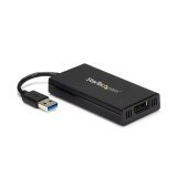 StarTech.com Adaptador USB 3.0 a DisplayPort 4K Ultra HD - Certificado por DisplayLink - Convertidor de Vídeo con Tarjeta Gráfica Externa - Mac y Windows